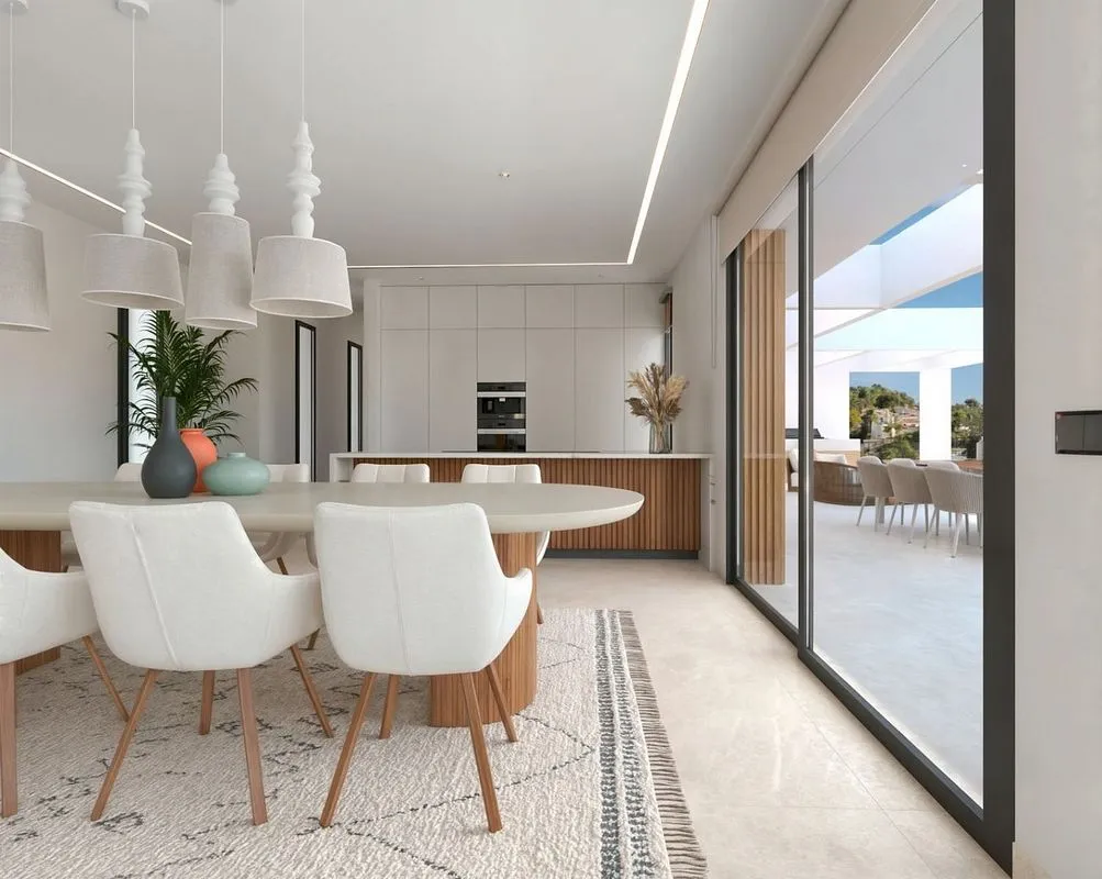 Söögituba - Villa with Pool and Sea View in Calpe