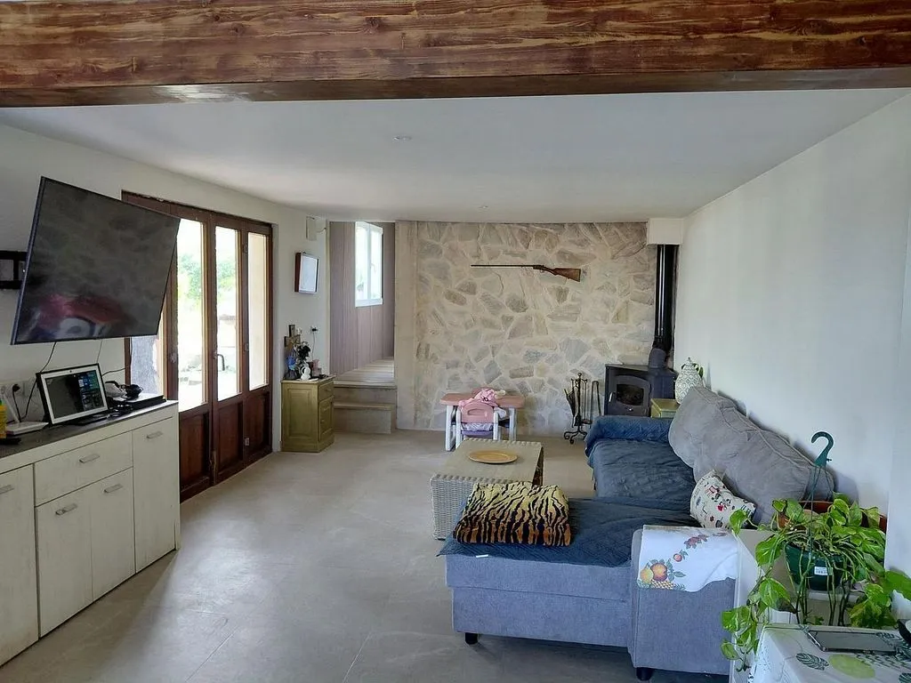 Séjour - Rustic House with Pool and Terrace in Sant Joan