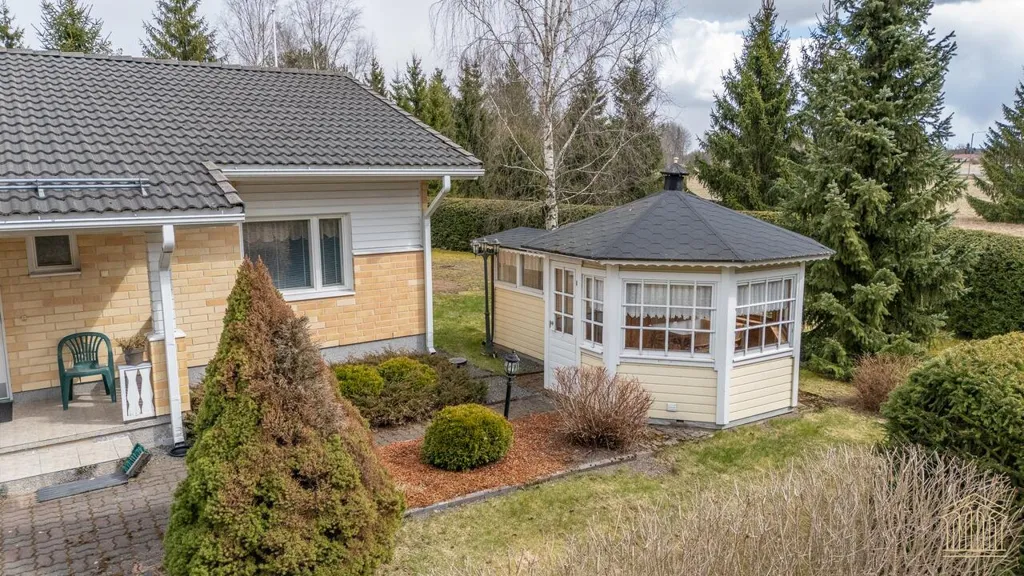Vue aérienne - Detached House with Sauna in Pispala