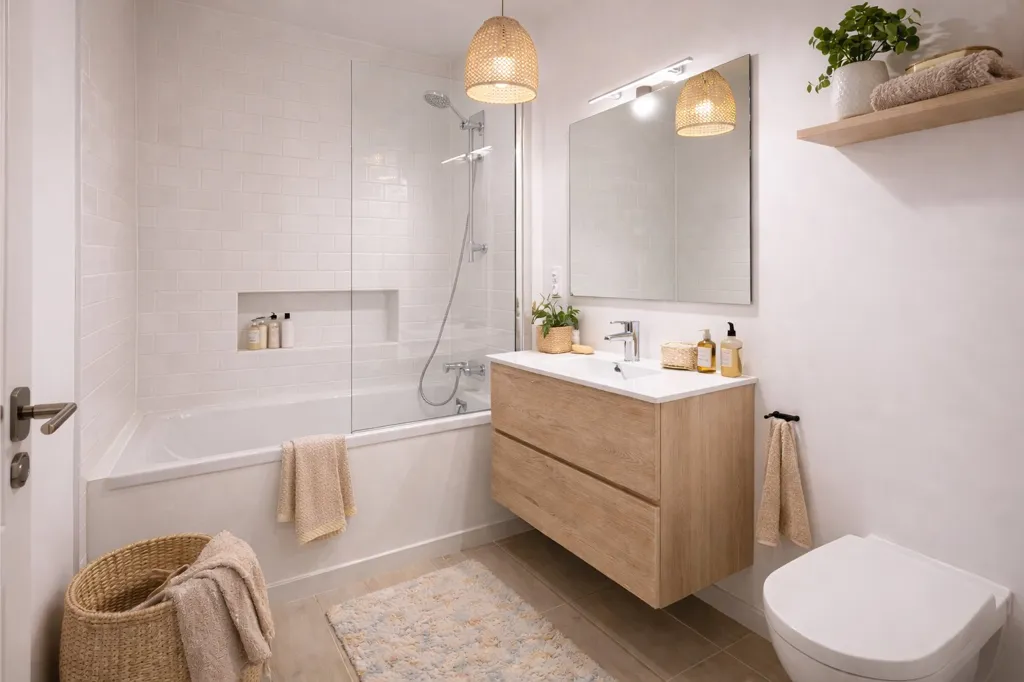 Bagni - 4-Piece Flat with Terrace in Châtenay-Malabry