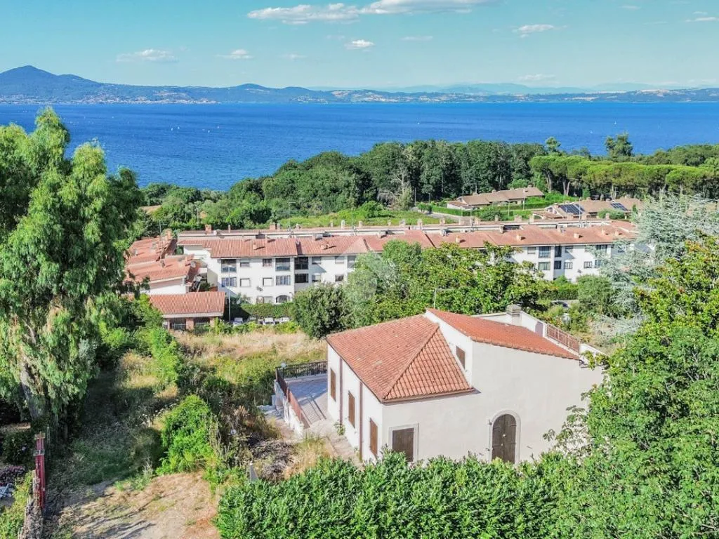 Aerial - Villa with Lake View in Bracciano