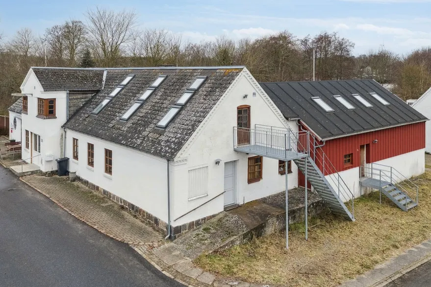 Vue aérienne - Renovated Commercial Property in St. Brøndum