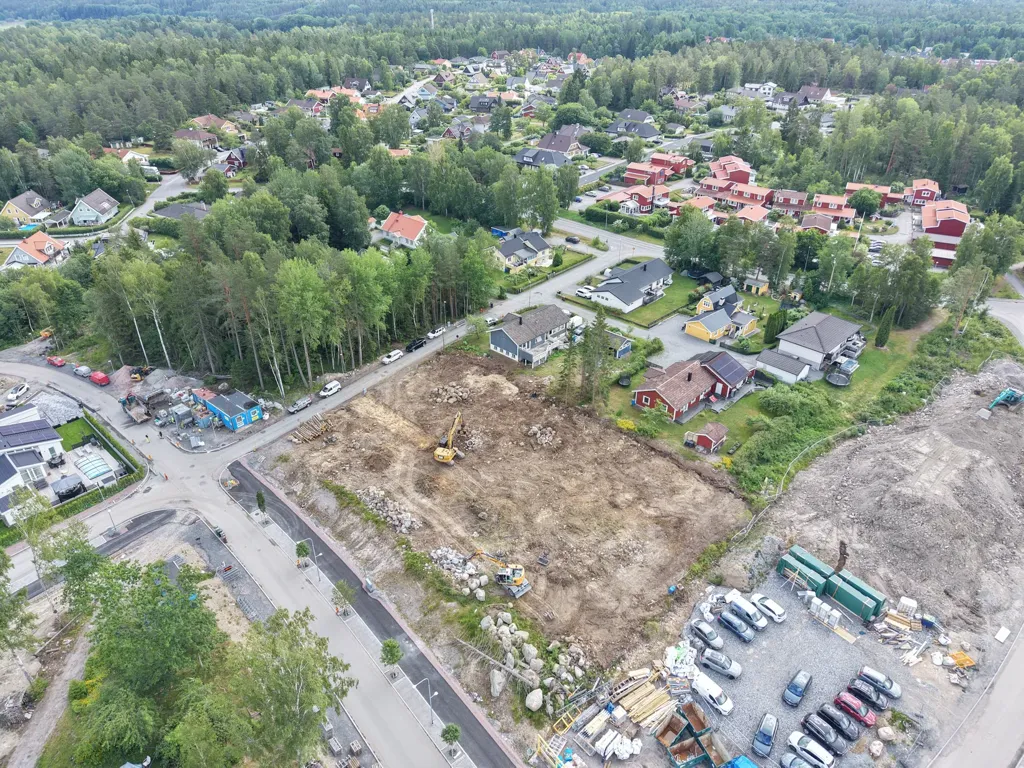 Õhuvaade - Plot for Custom Villa in Stockholm