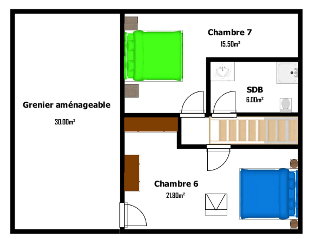 Plan - Maison de Caractère avec Piste pour Chevaux à Lesve