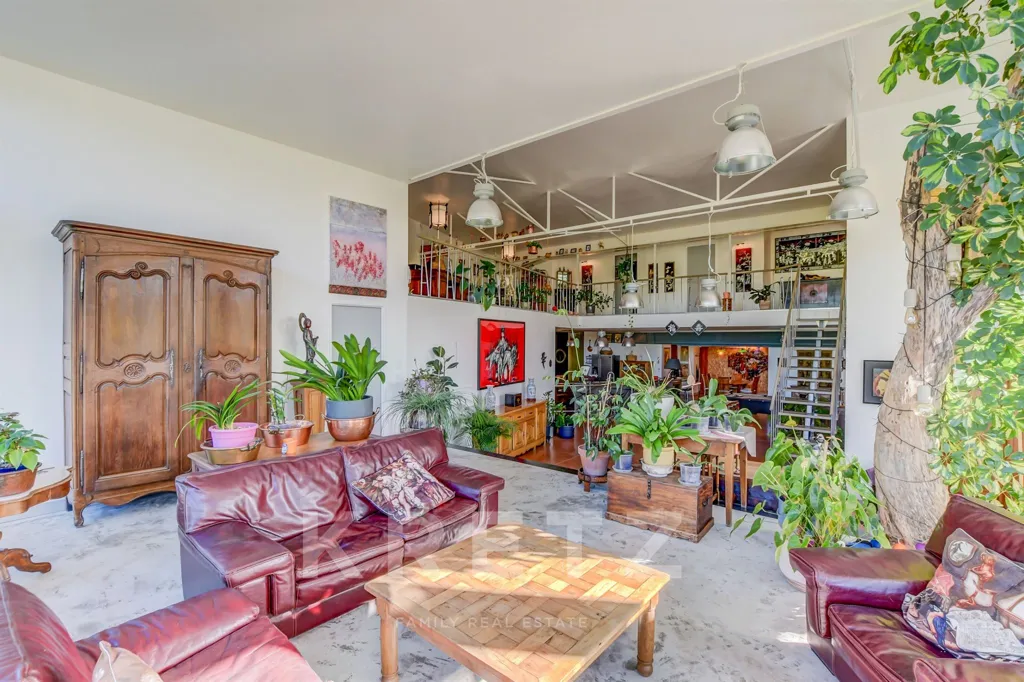 Séjour - Villa Contemporaine avec Piscine en Bord de Garonne