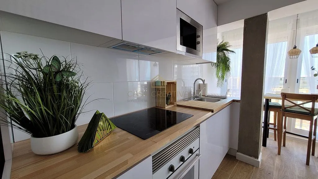 Cuisine - Loft Studio with Sea Views in Les Palmeretes