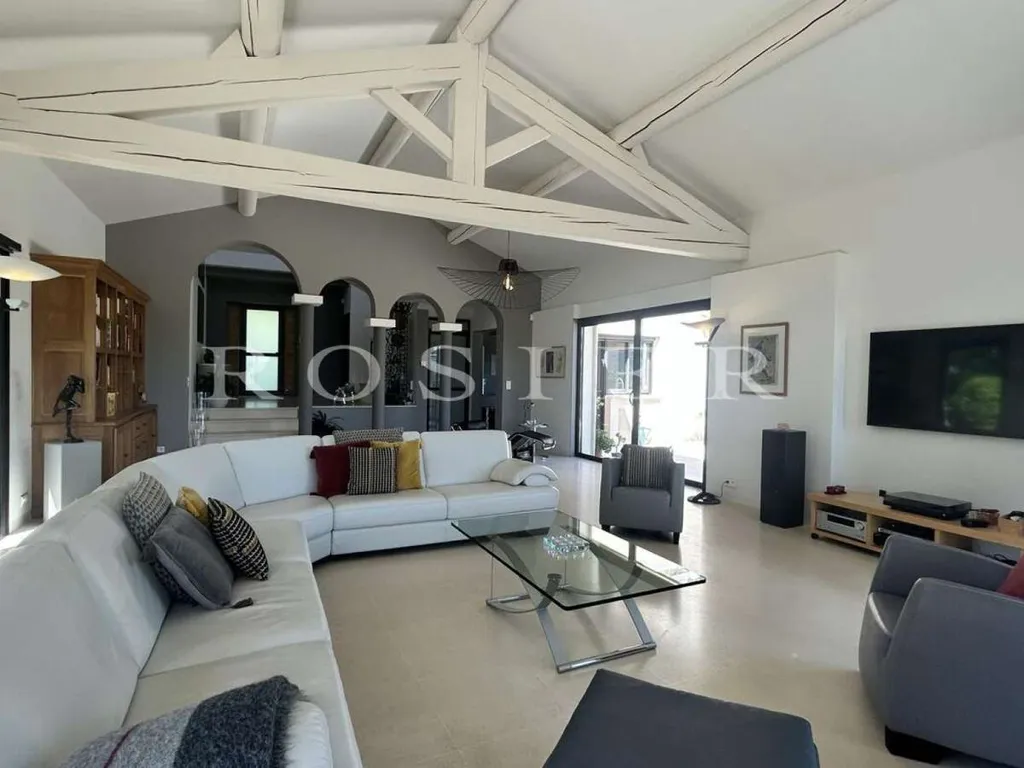 Living Room - Luxury Villa with Pool in Saint-Saturnin-lès-Apt