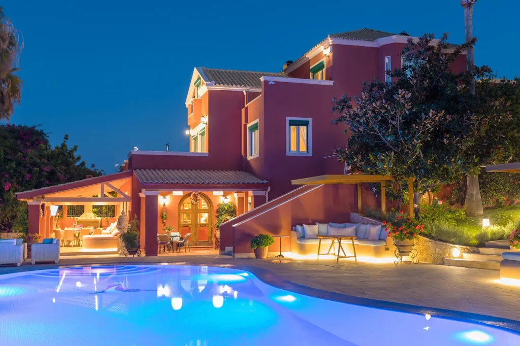 Piscine - Luxury Seafront Villa with Panoramic Views in Zakynthos