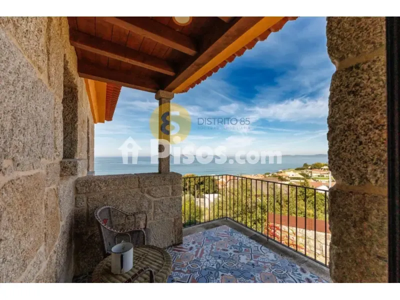 Terrasse - Chalet with Sea Views in Prado, Nigrán