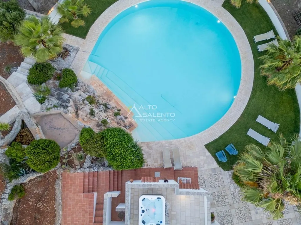 Aerial - Renovated Villa with Pool near Ostuni