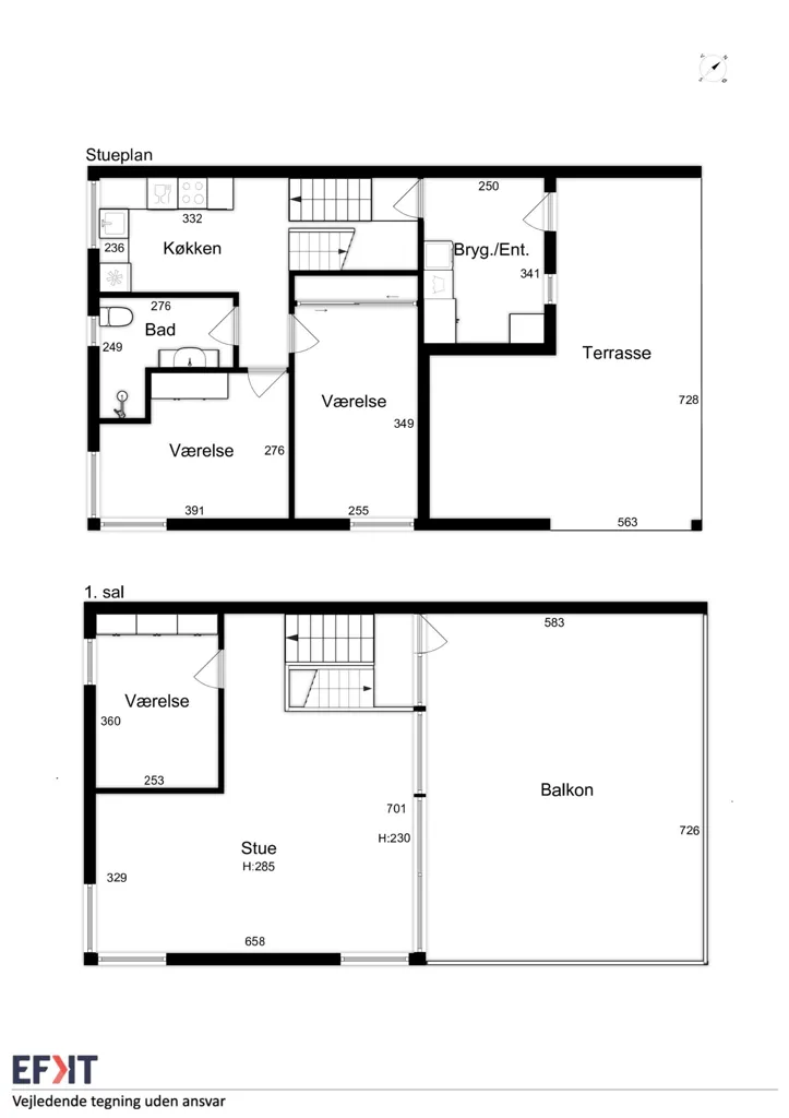Maison 3 pièces à Rønde