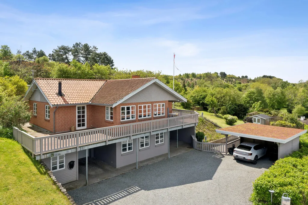 Vue aérienne - Detached Villa with Garden in Fårevejle