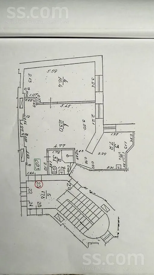 Planimetria - 2-Bedroom Flat with Garden in Riga Centre
