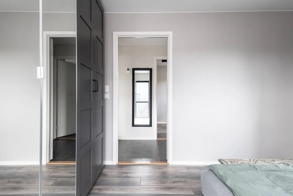 Chambres - Modern Flat with South Terrace in Hannestad