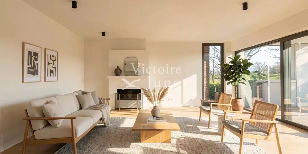 Séjour - Appartement avec Terrasse et Jardin à Sterrebeek