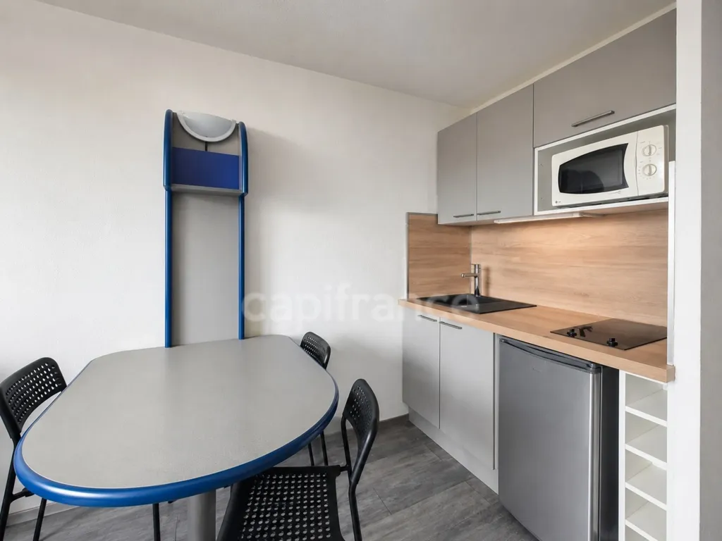 Cucina - Studio with Canigou View in Canet Plage Sud