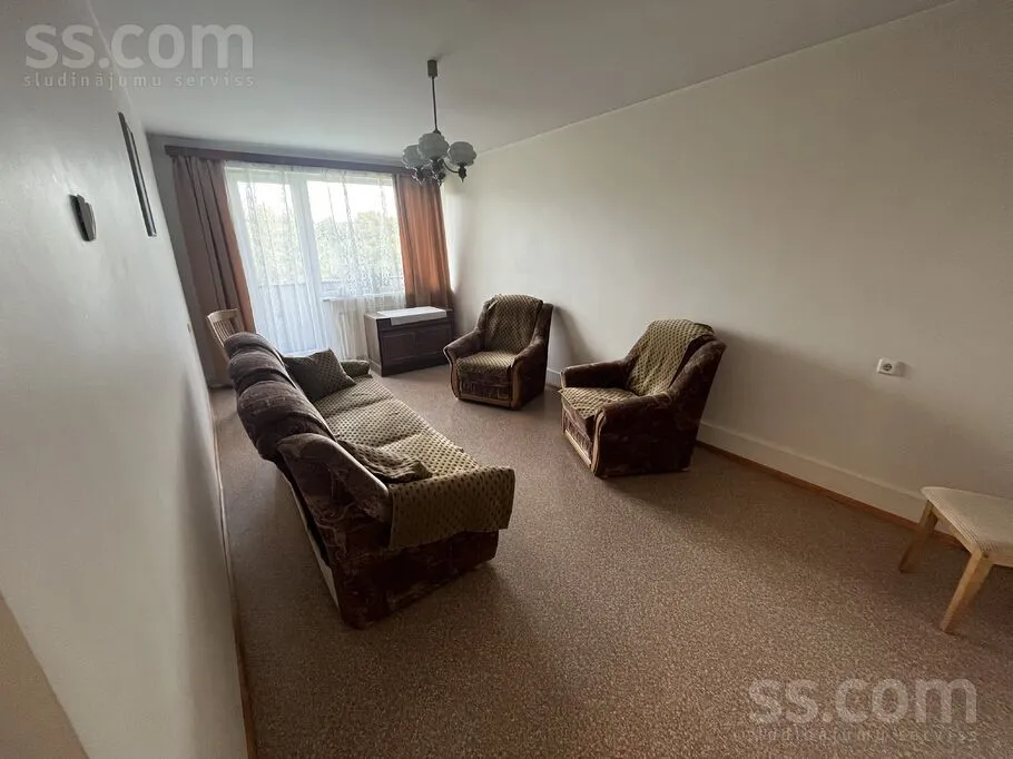 Séjour - 3-Bedroom Flat with Balcony in Bauska