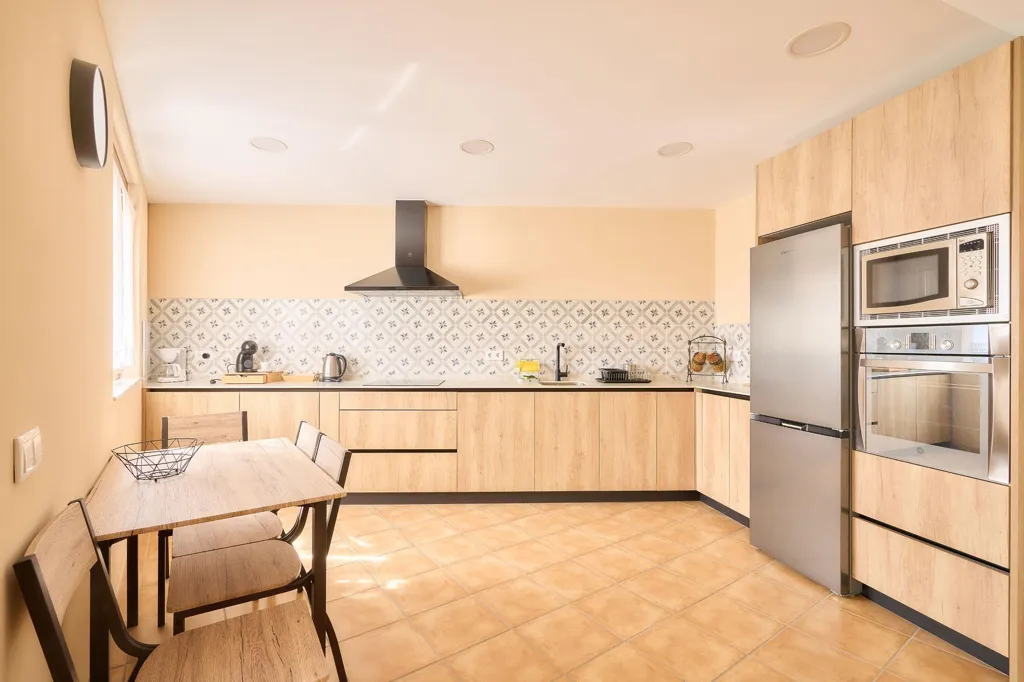 Cuisine - Rustic Chalet with Pool in Santiz