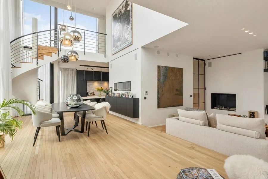 Soggiorno - Luxury Penthouse with Terraces in Hasselt