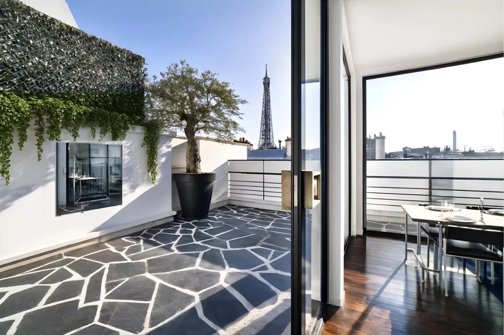 Terrasse - Triplex Historique avec Terrasse à Paris