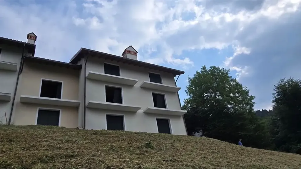 Exterior - Terraced Villa with Dolomites View in Sovramonte
