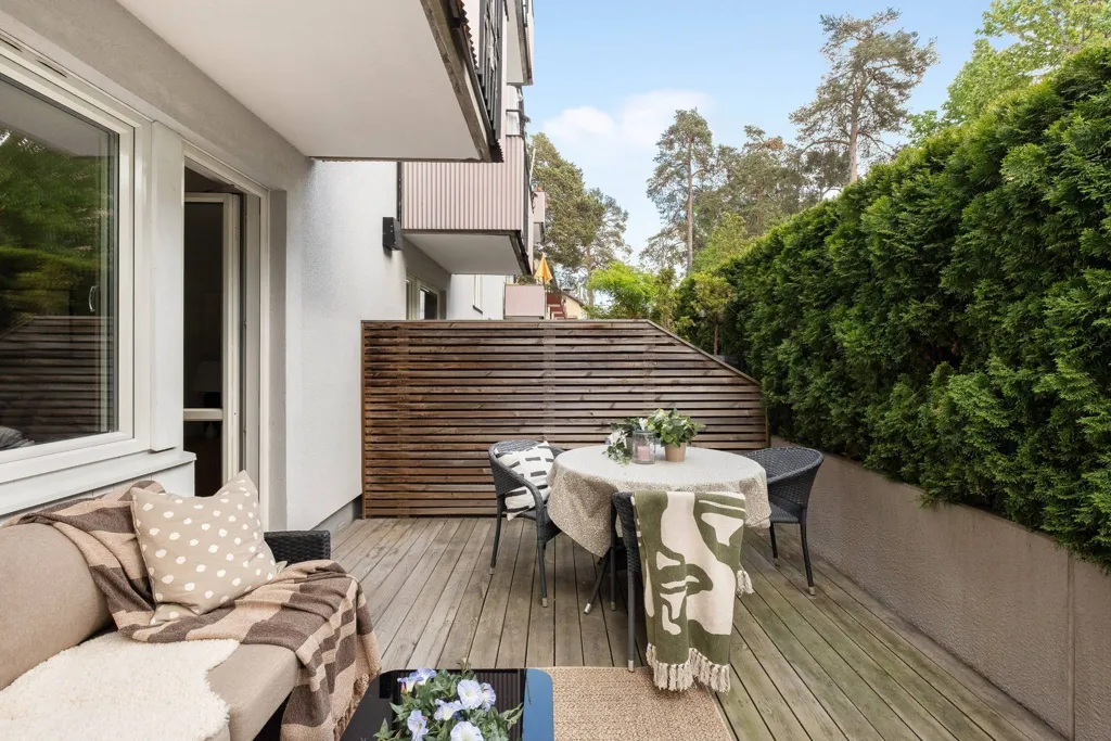 Terrasse - Bright Two-Bedroom Flat with Large Terrace in Stockholm
