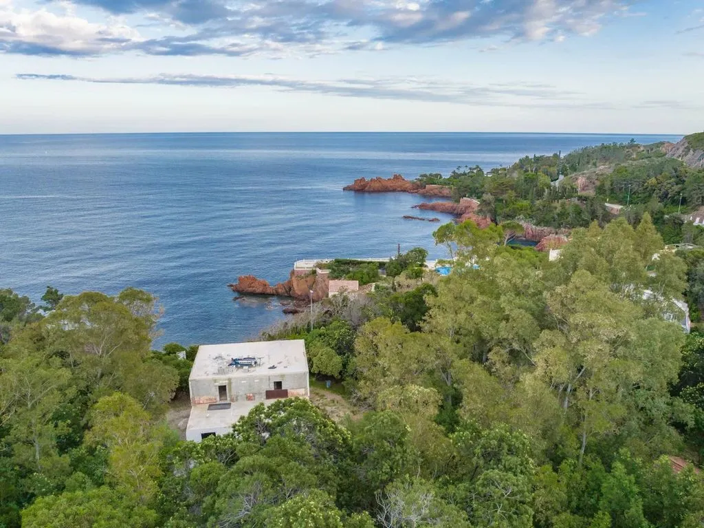 Aerial - Luxury Villa with Sea View in Saint-Raphaël