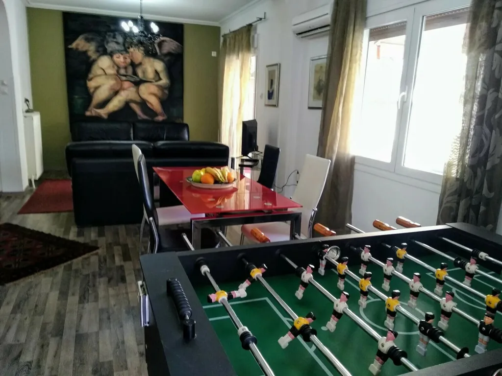 Living Room - Renovated Flat with Balcony in Exarchia, Athens