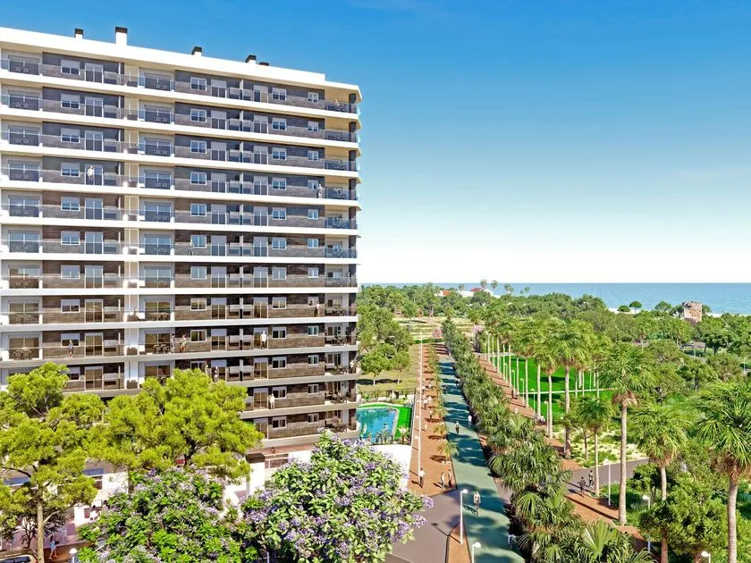Vue aérienne - Modern Apartments with Sea View in Cabanes