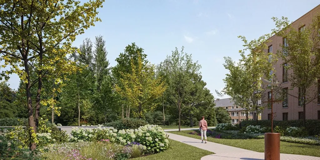 Jardin - Appartement Neuf avec 3 Chambres à Berlaar