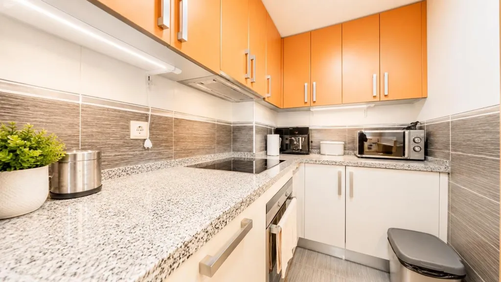 Köök - Duplex with Sea Views in Benalmádena