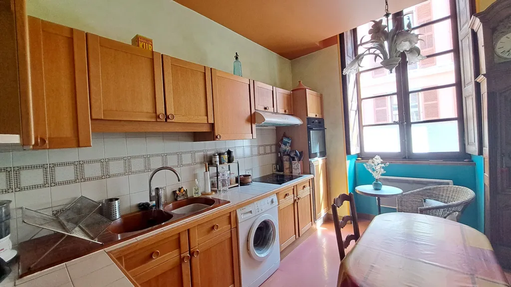 Köök - 2-Bedroom Apartment with Balcony in Chambéry