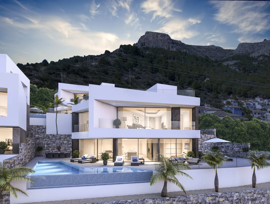 Exterior - Luxury Villa with Sea Views in Calpe