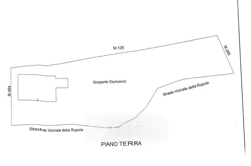 Plan - Rustic Casale with Sea View in Candelara