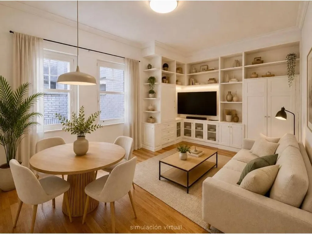 Soggiorno - Apartment with Metro Access in Algorta