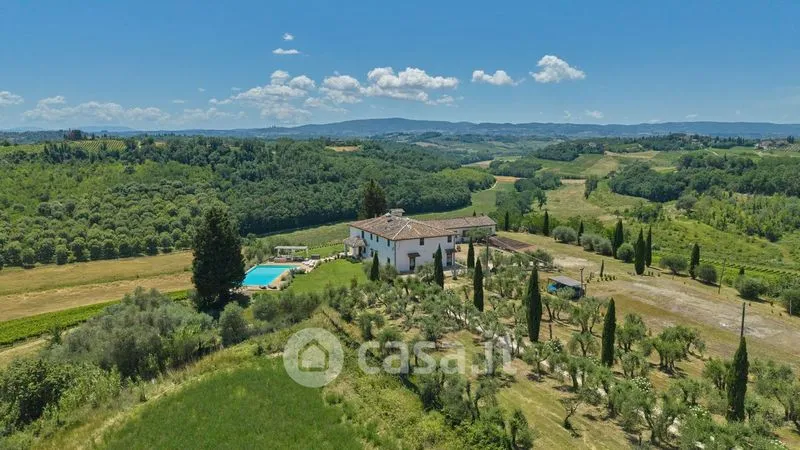 Vue aérienne - Tuscan-Style Villa with Pool in Certaldo