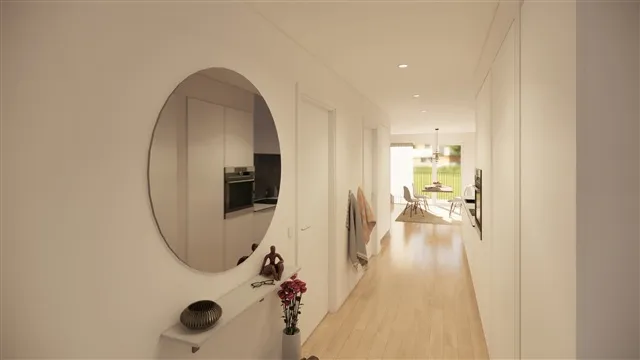 Entrée - Contemporary Apartment with Balcony in Vordingborg