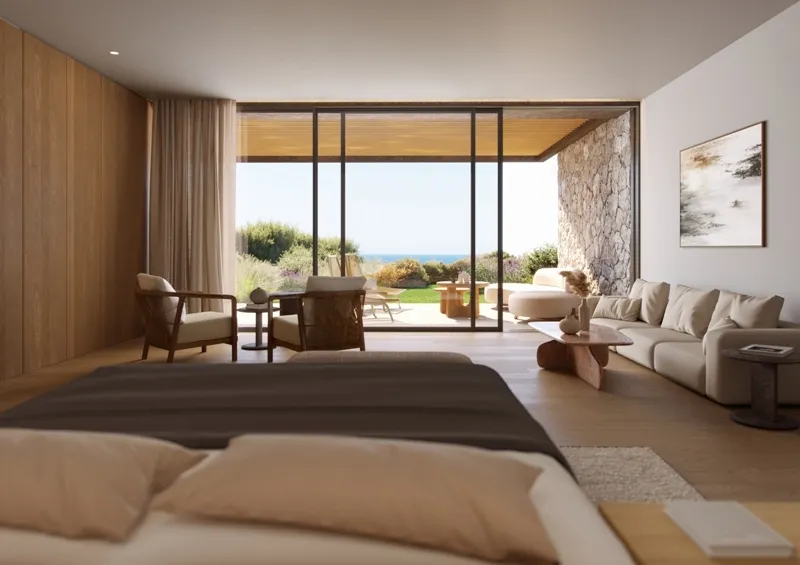 Beachfront Villa with Golf Course View in Costa Navarino