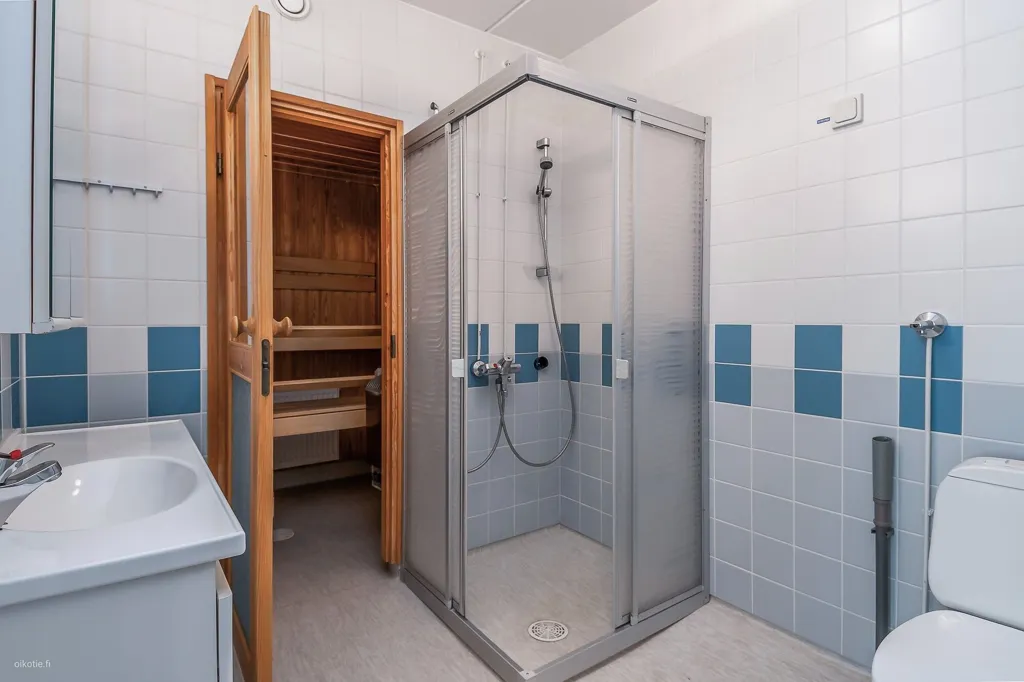 Salles de bain - Apartment with Sauna in Vaasa City Centre