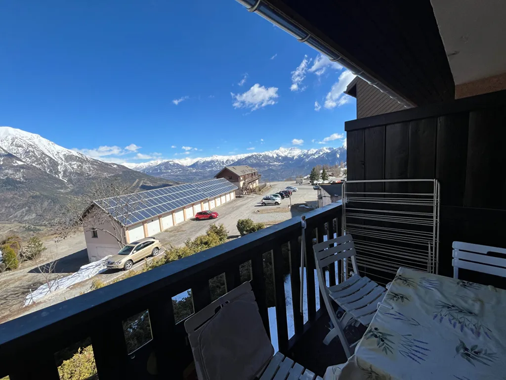 Balcon - Appartement T2 avec Terrasse à Réallon