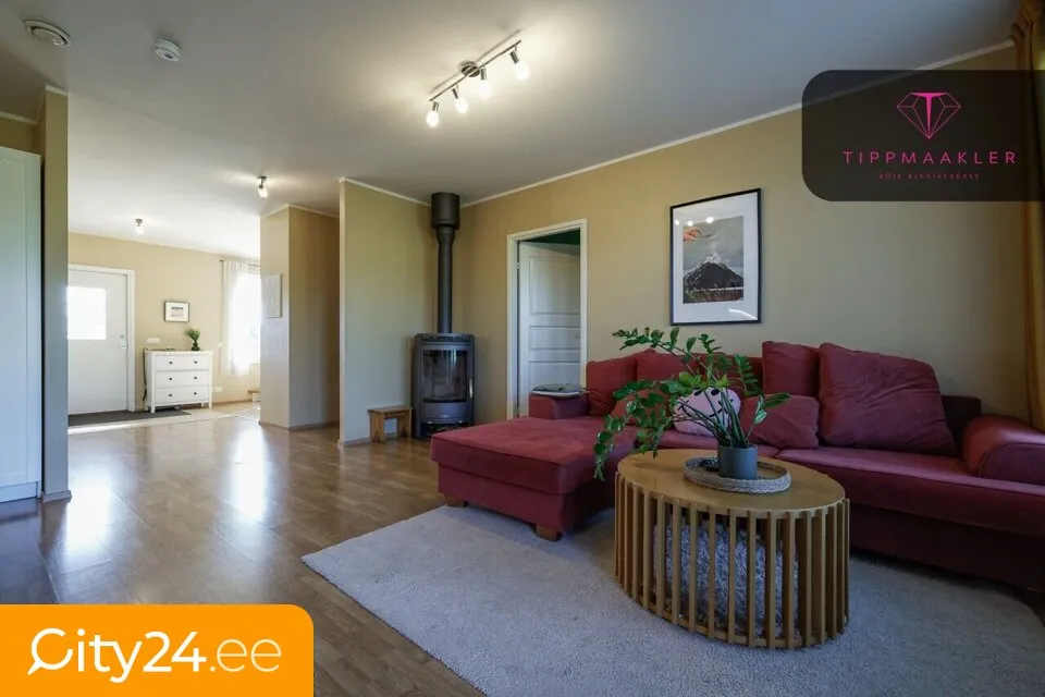 Soggiorno - Apartment with Private Garden and Sauna in Vaela