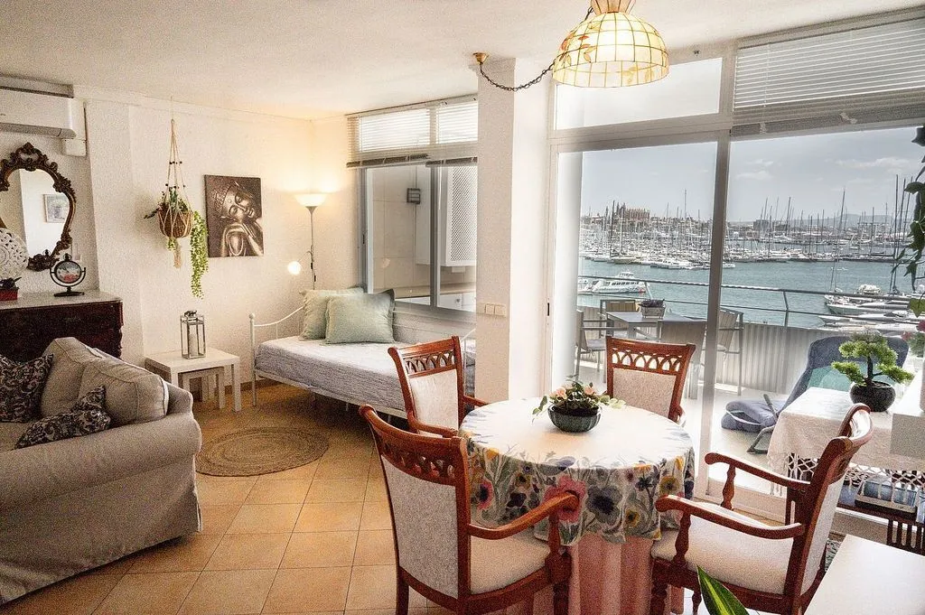 Séjour - Apartment with Bay View in Palma de Mallorca