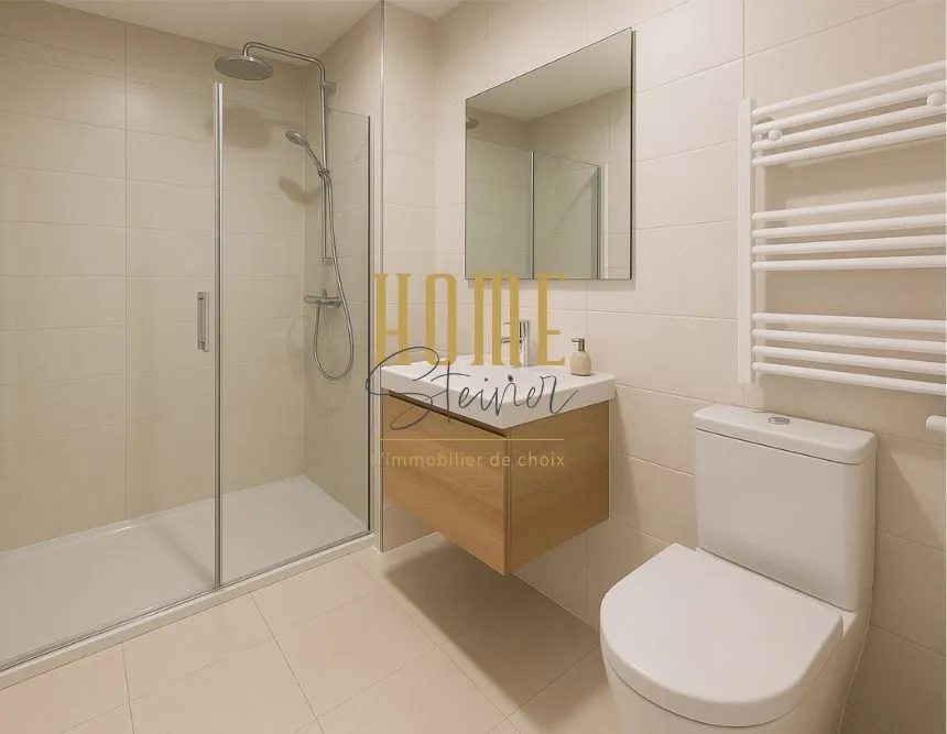Salles de bain - Appartement avec balcon à Schiltigheim