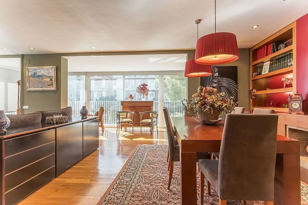 Dining Room - Apartment with Pool and Terrace in Sarrià