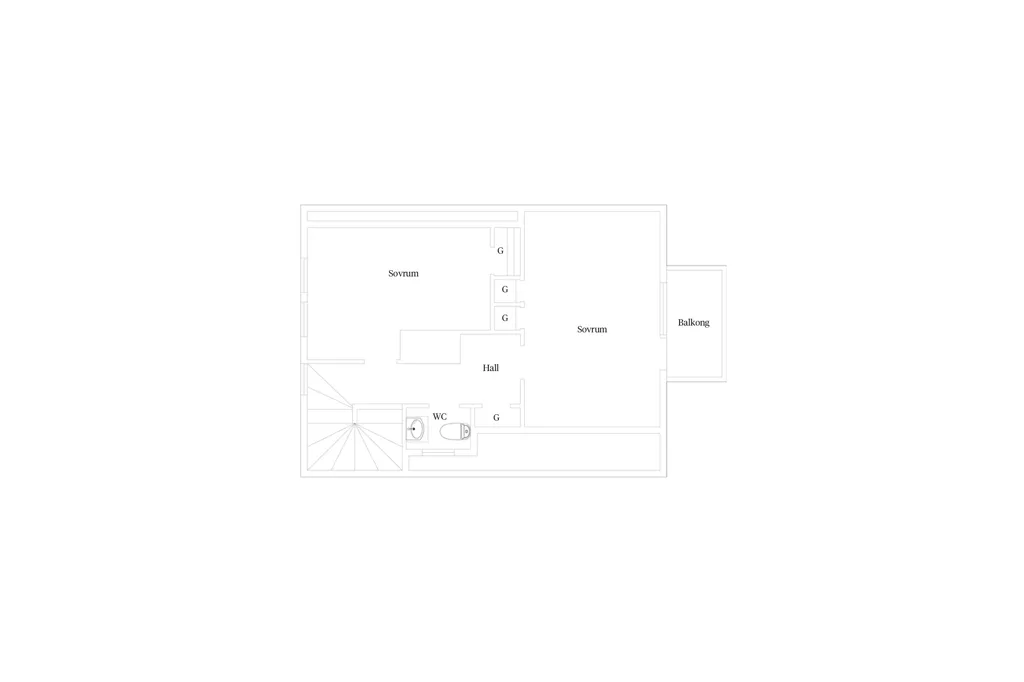 Floor Plan - Detached Villa with Garden in Vinslöv