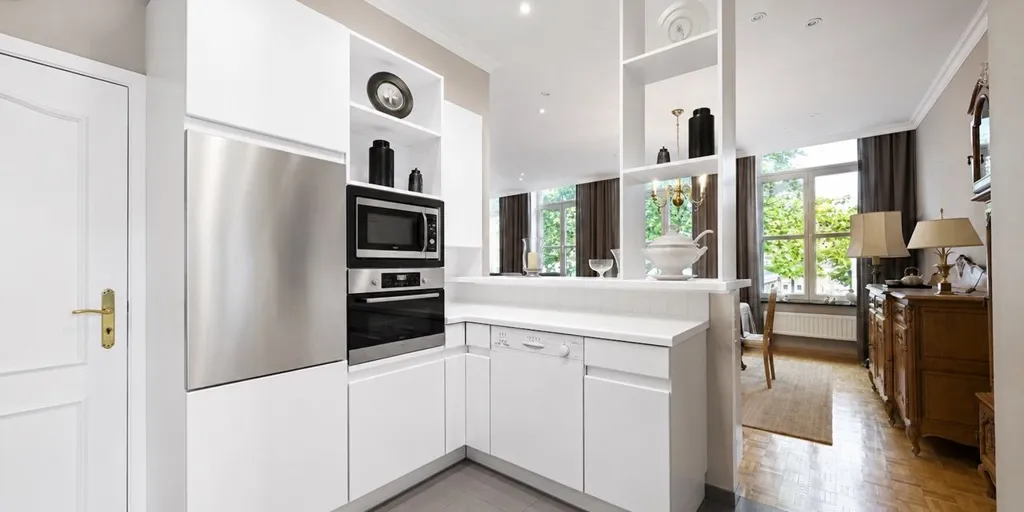 Cucina - Charming Apartment with Historic Facade in Bruges