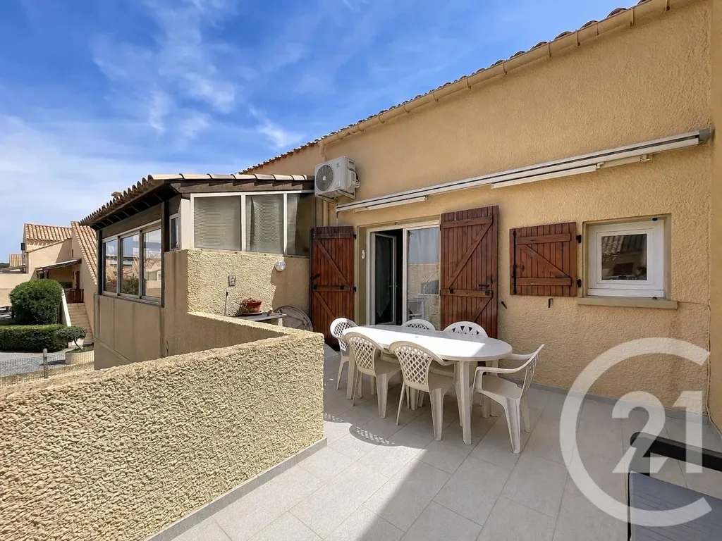 Terrasse - Duplex Apartment with Terrace in Le Barcarès