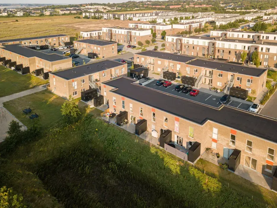 Õhuvaade - 4-Bed Apartment with Balcony in Tranders Have