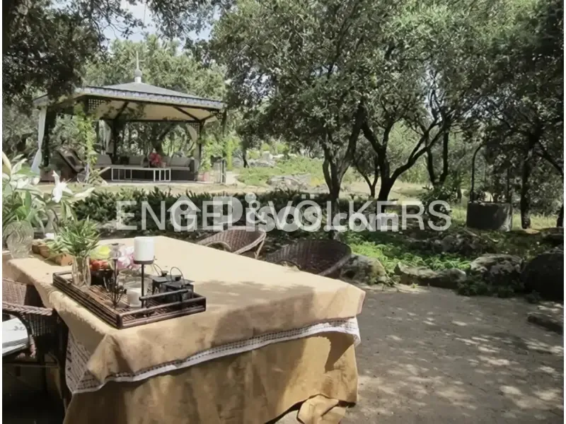 Terrass - Rustic Villa with Pool in Guadarrama