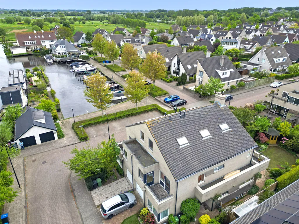 Vue aérienne - Villa with Water View in Leidschendam